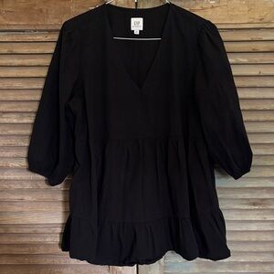 GAP Women's Black Maternity Blouse